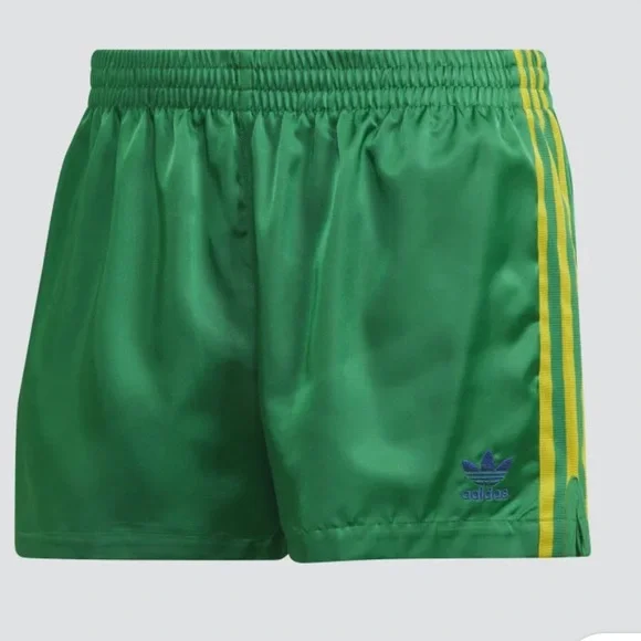 LIKE NEW WORN ONCE LIMITED EDITION Adidas Men Brazil 3-Stripe Woven Track Shorts
